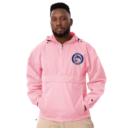 Seafarer Half-Zip Packable Pullover Jacket - Pink