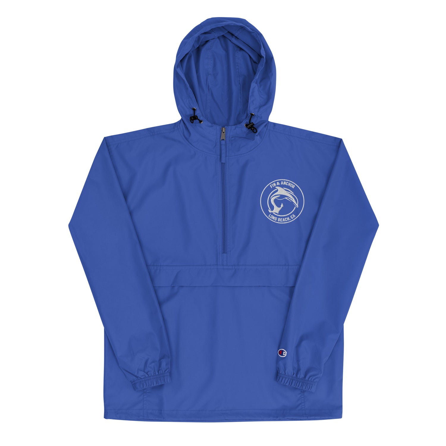 Seafarer Half-Zip Packable Pullover Jacket - Blue Ocean