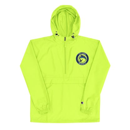 Seafarer Half-Zip Packable Pullover Jacket - Safety Green