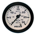 Faria Euro White 2" Water Pressure Gauge (30 PSI) [12903]