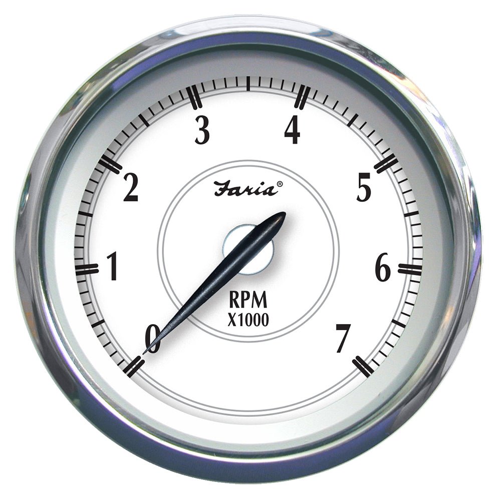 Faria Newport SS 4&quot; Tachometer f/Gas Outboard - 7000 RPM [45003]