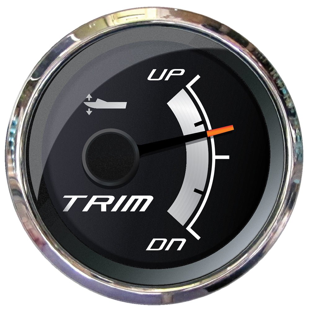 Faria Platinum 2&quot; Trim Gauge f/Mercury, Mariner, Mercruiser, Volvo DP, Yamaha 2001 Newer [22019]