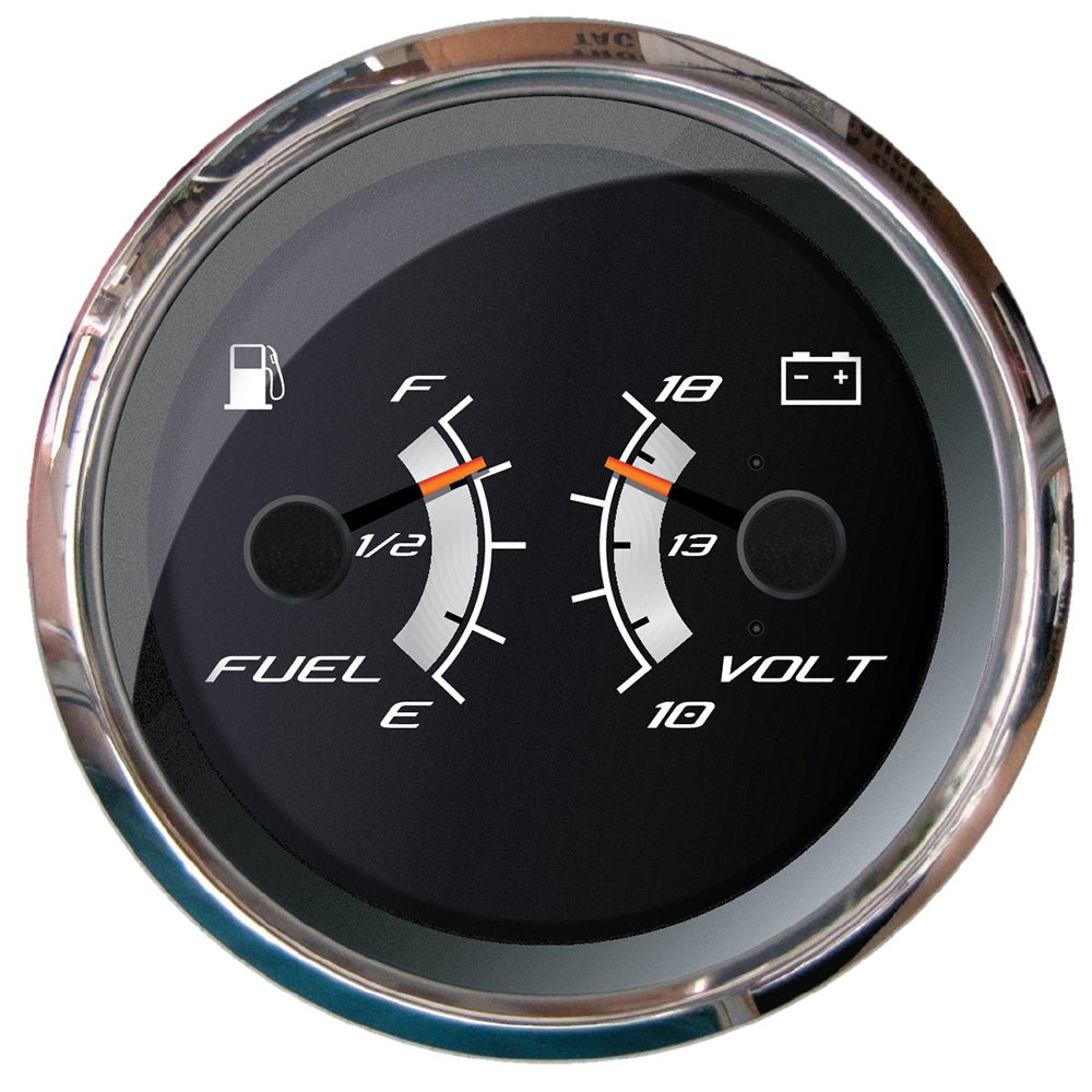 Faria Platinum 4&quot; Multi - Function - Fuel Level Voltmeter [22013]