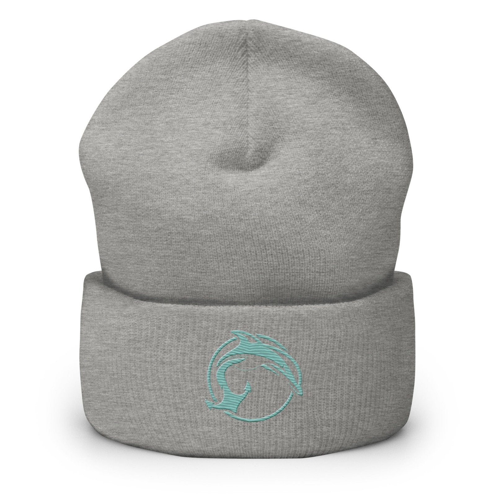 Fin & Anchor Crest Beanie | Heather Grey