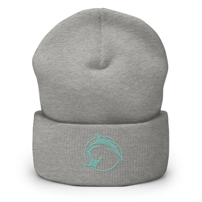 Fin &amp; Anchor Crest Beanie | Heather Grey