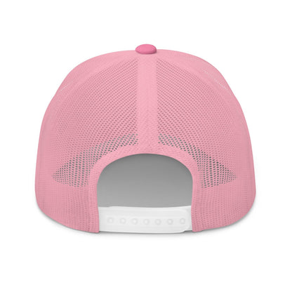 Fin &amp; Anchor Embroidered Retro Trucker Hat - Pink