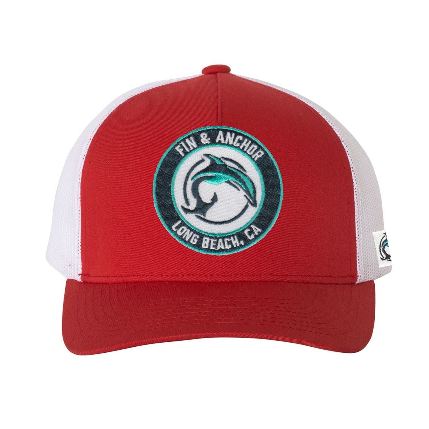 Fin &amp; Anchor Long Beach Patch Retro Trucker Hat