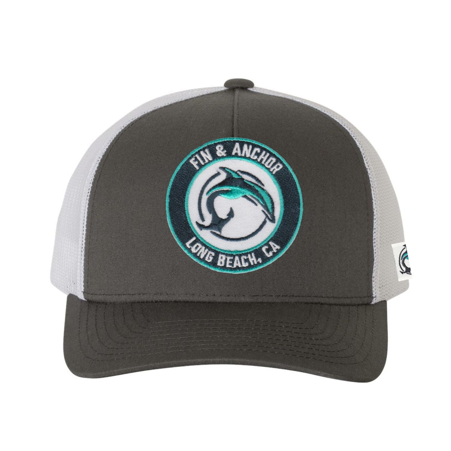 Fin &amp; Anchor Long Beach Patch Retro Trucker Hat