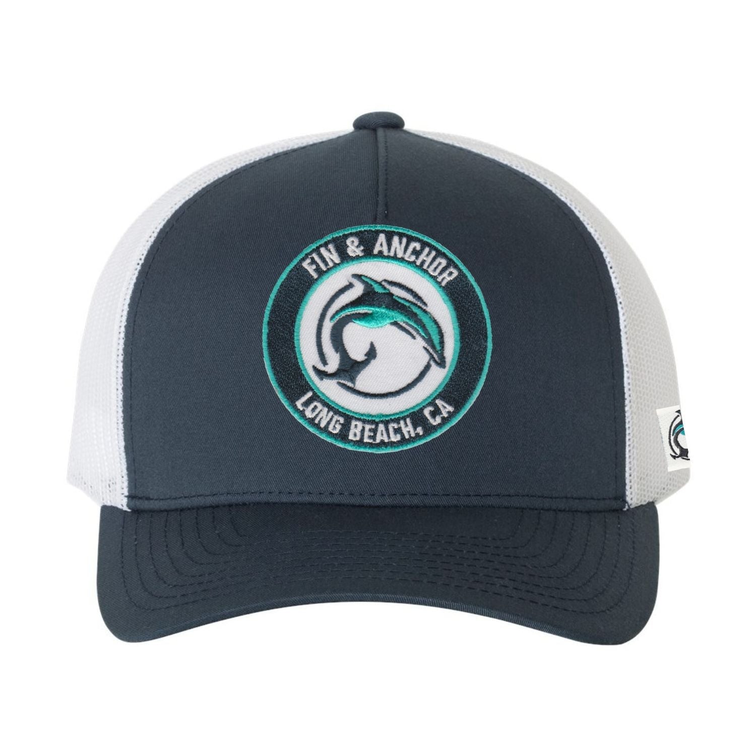 Fin &amp; Anchor Long Beach Patch Retro Trucker Hat