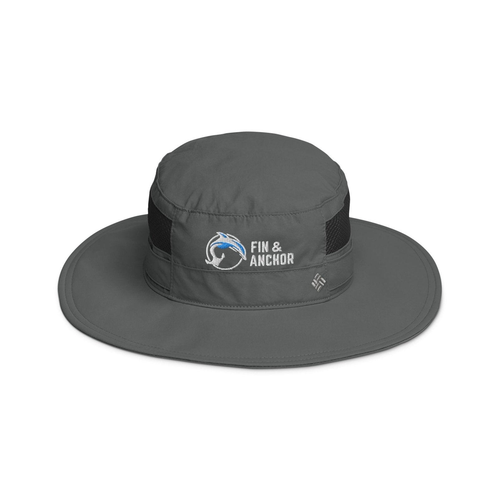 Fin & Anchor Stay Dry + Cool UPF 50 Sun Hat - Dolphin Grey