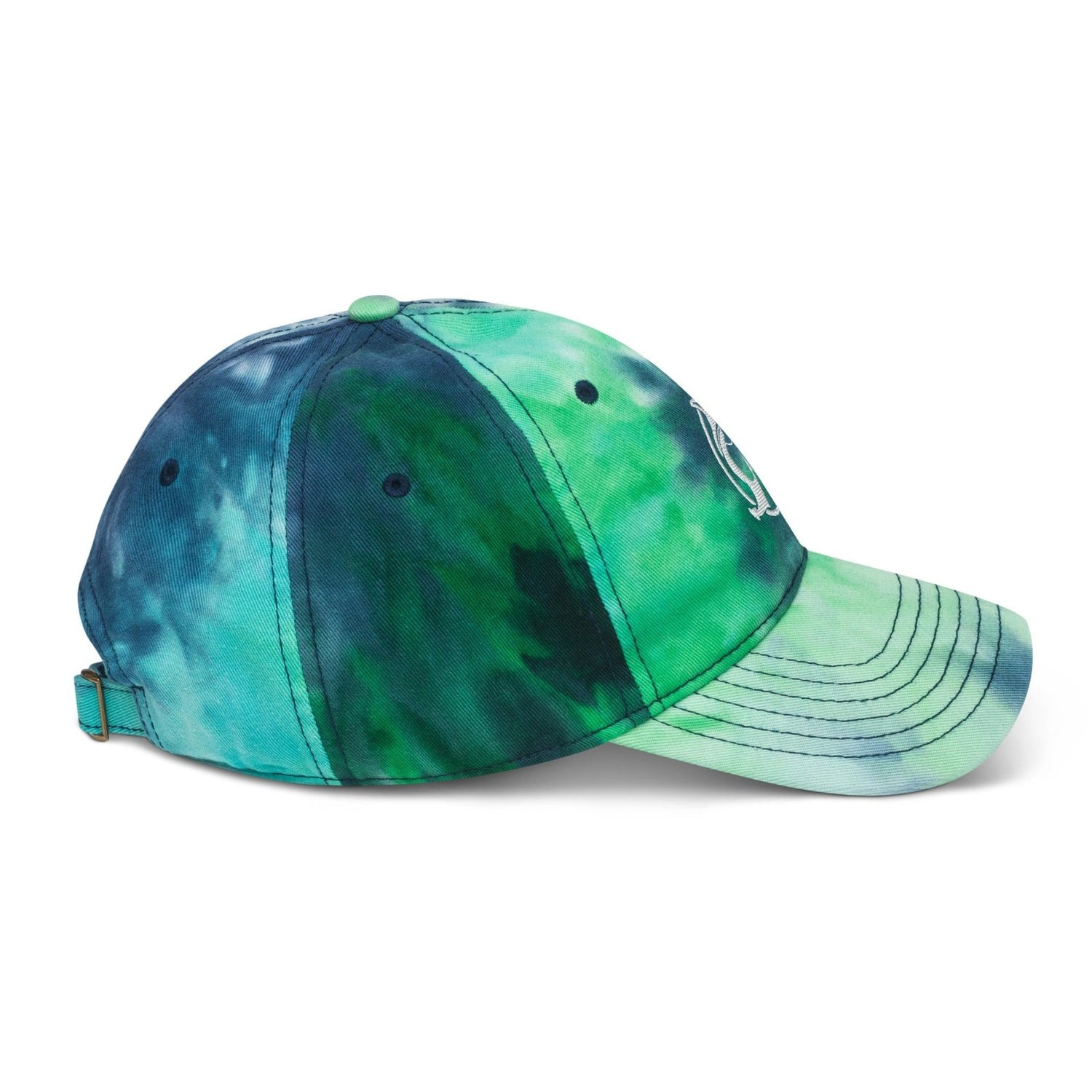 Fin &amp; Anchor Tie - dye Dad Hat - Ocean