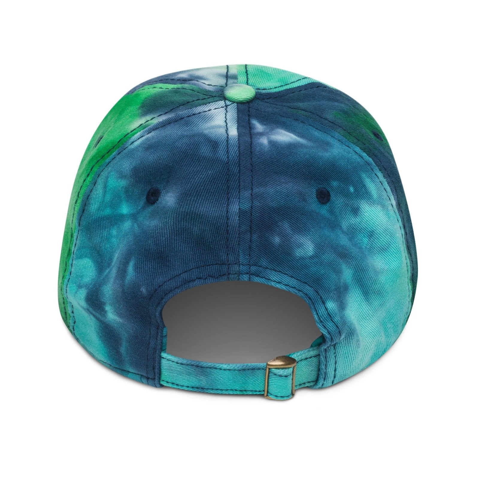 Fin & Anchor Tie - dye Dad Hat - Ocean