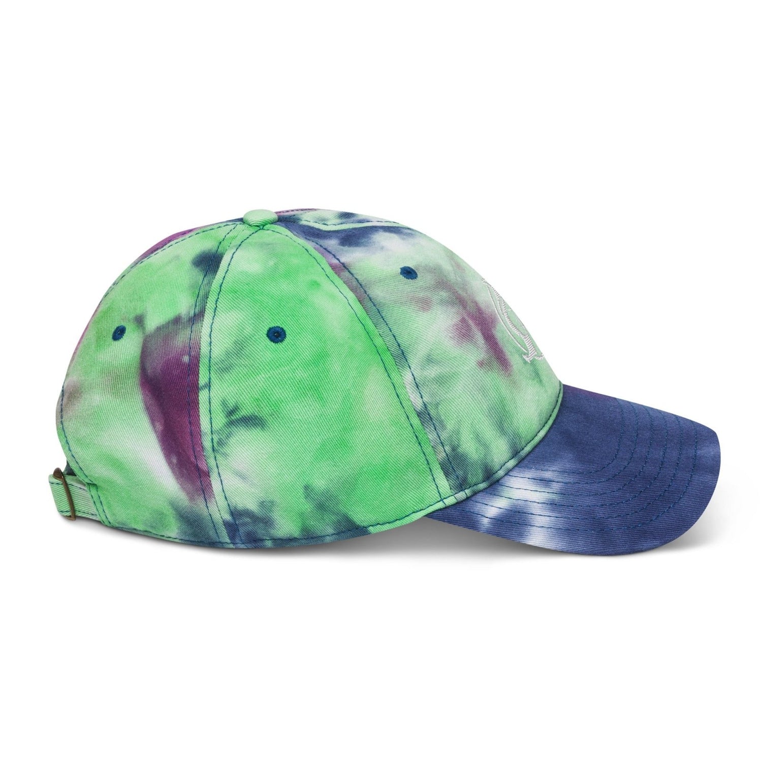 Fin &amp; Anchor Tie - dye Dad Hat - Purple Splash