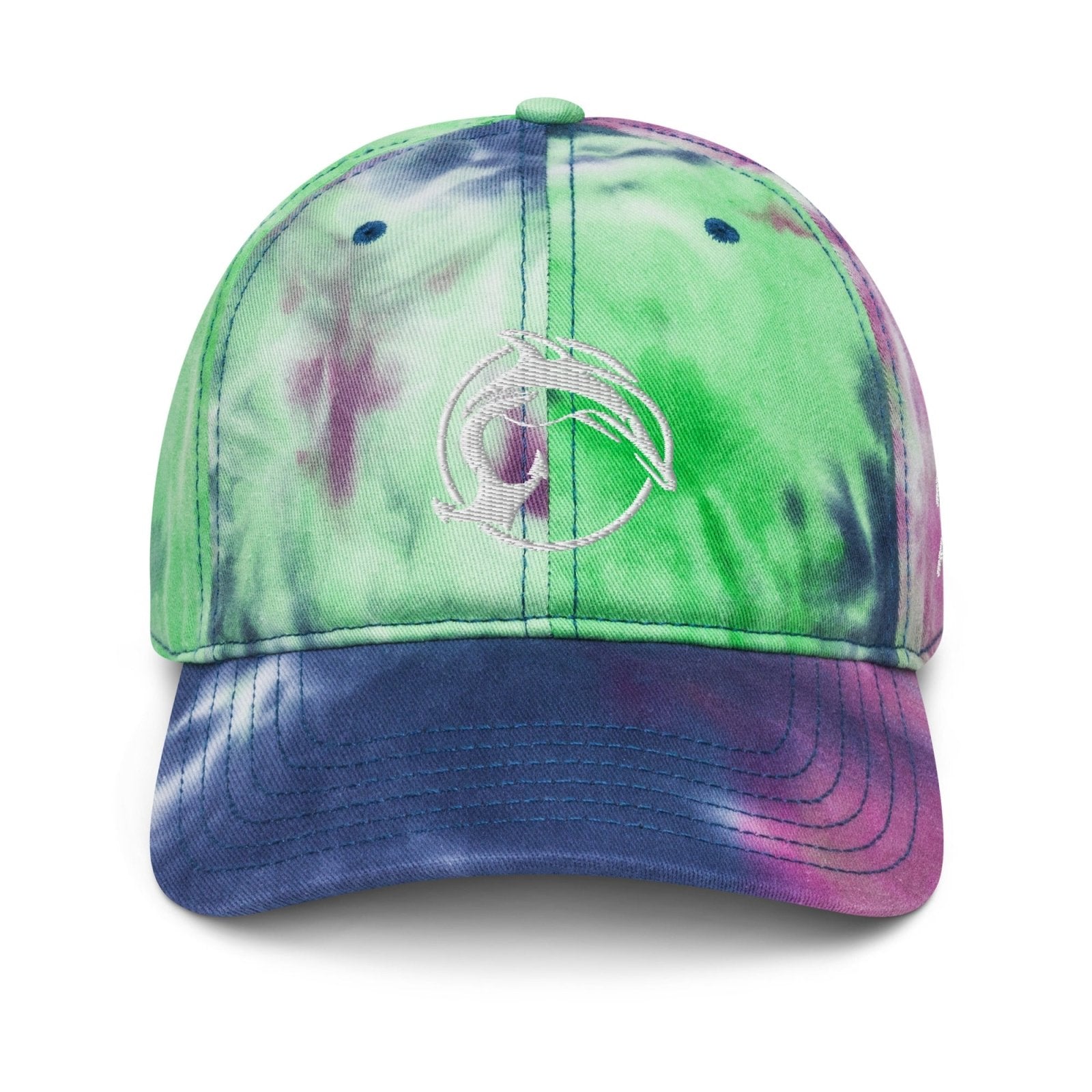 Fin &amp; Anchor Tie - dye Dad Hat - Purple Splash