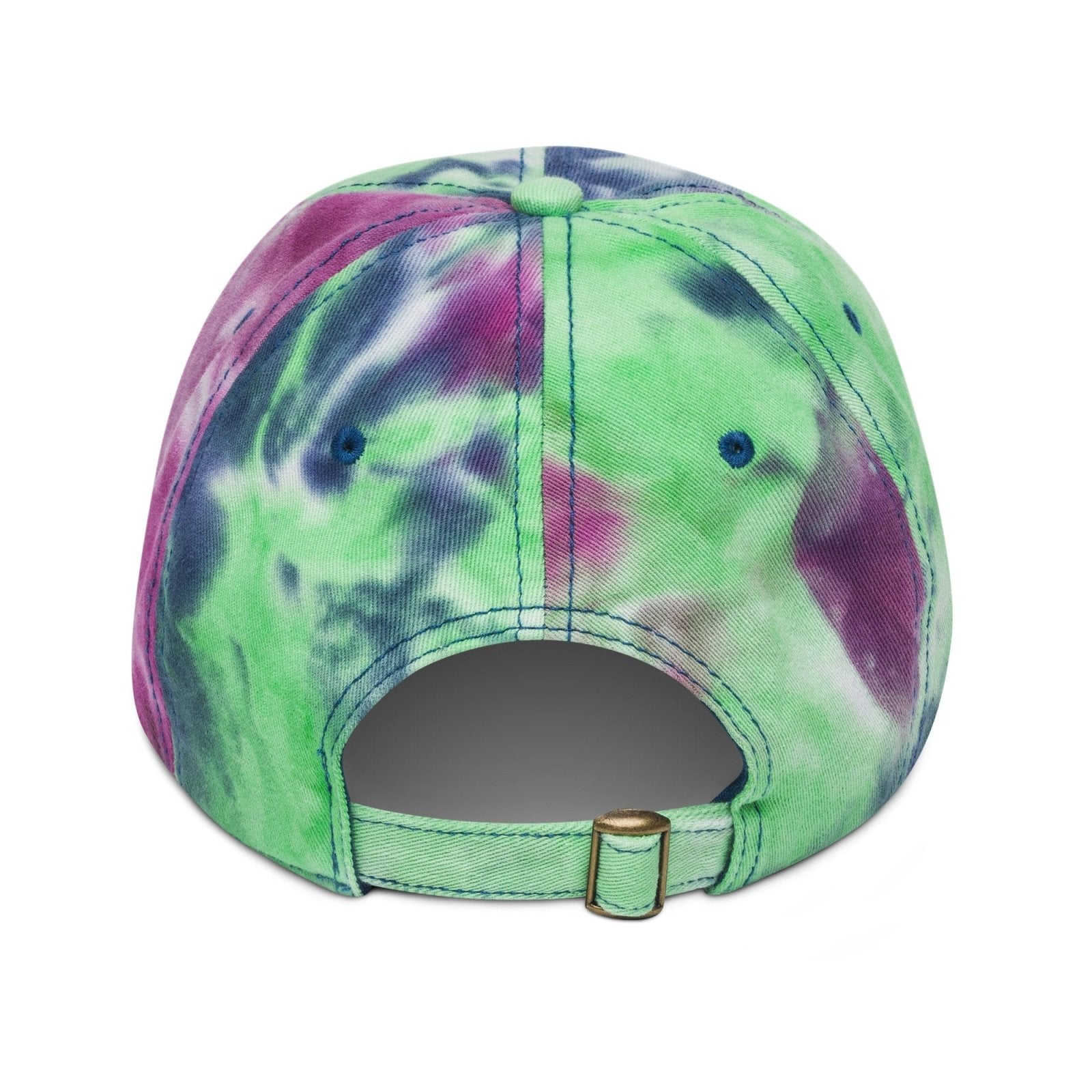 Fin & Anchor Tie - dye Dad Hat - Purple Splash