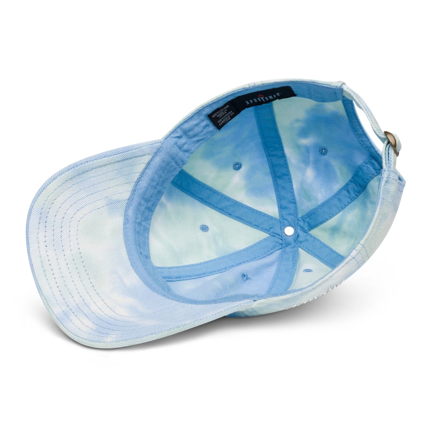 Fin &amp; Anchor Tie - dye Dad Hat - Sea Swirl