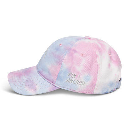 Fin &amp; Anchor Tie - dye Dad Hat - Sky Wash