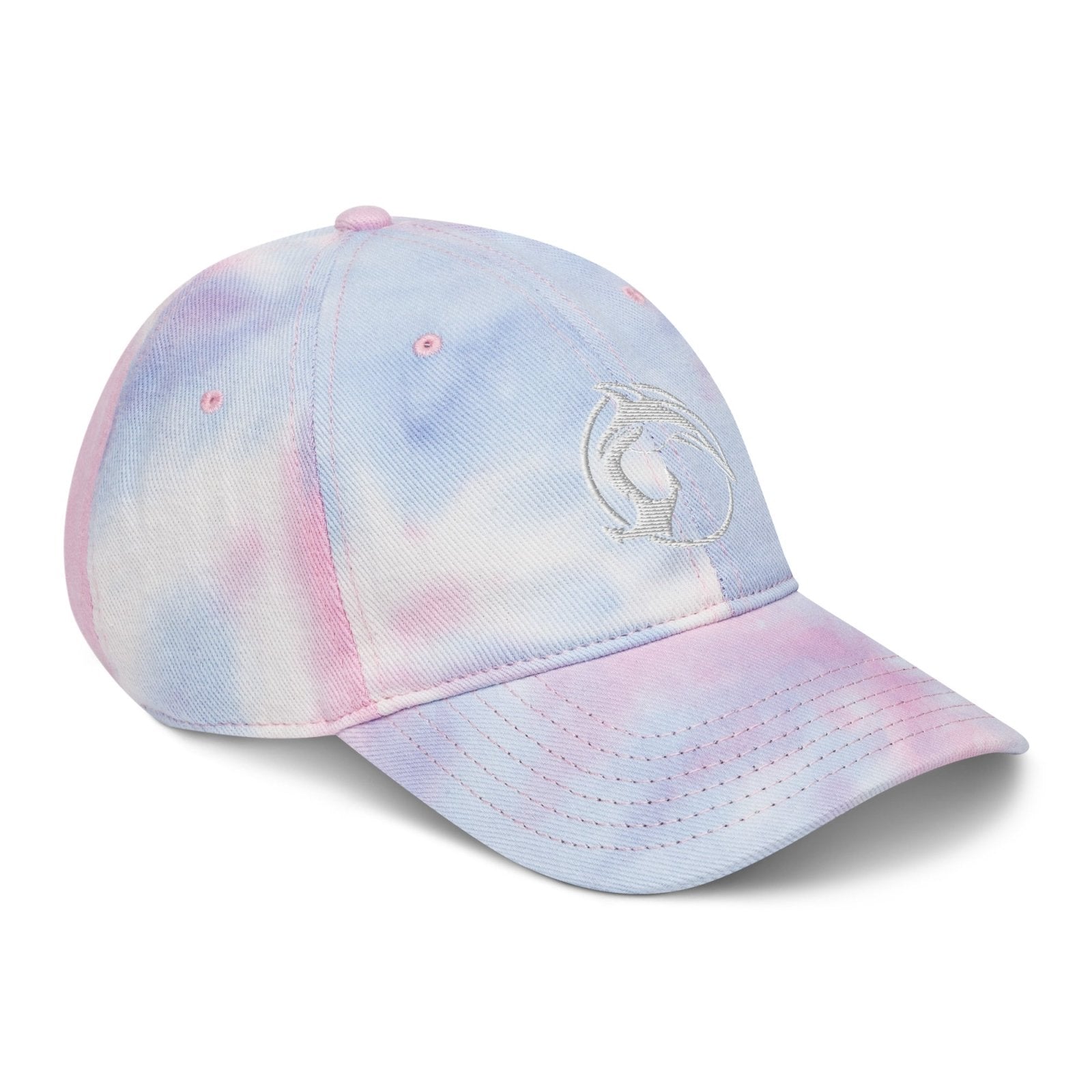 Fin & Anchor Tie - dye Dad Hat - Sky Wash