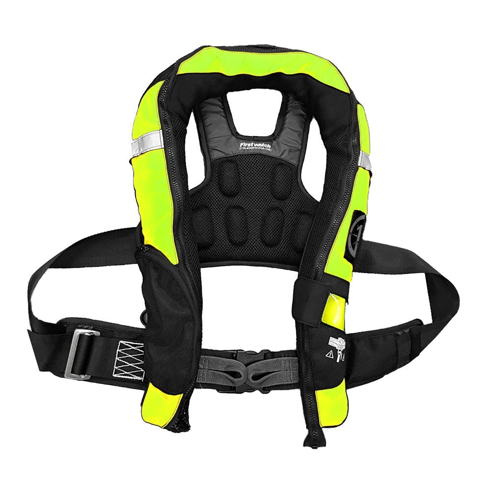 First Watch FW - 40PRO Ergo Auto Inflatable PFD - Hi - Vis Yellow [FW - 40PROA - HV]