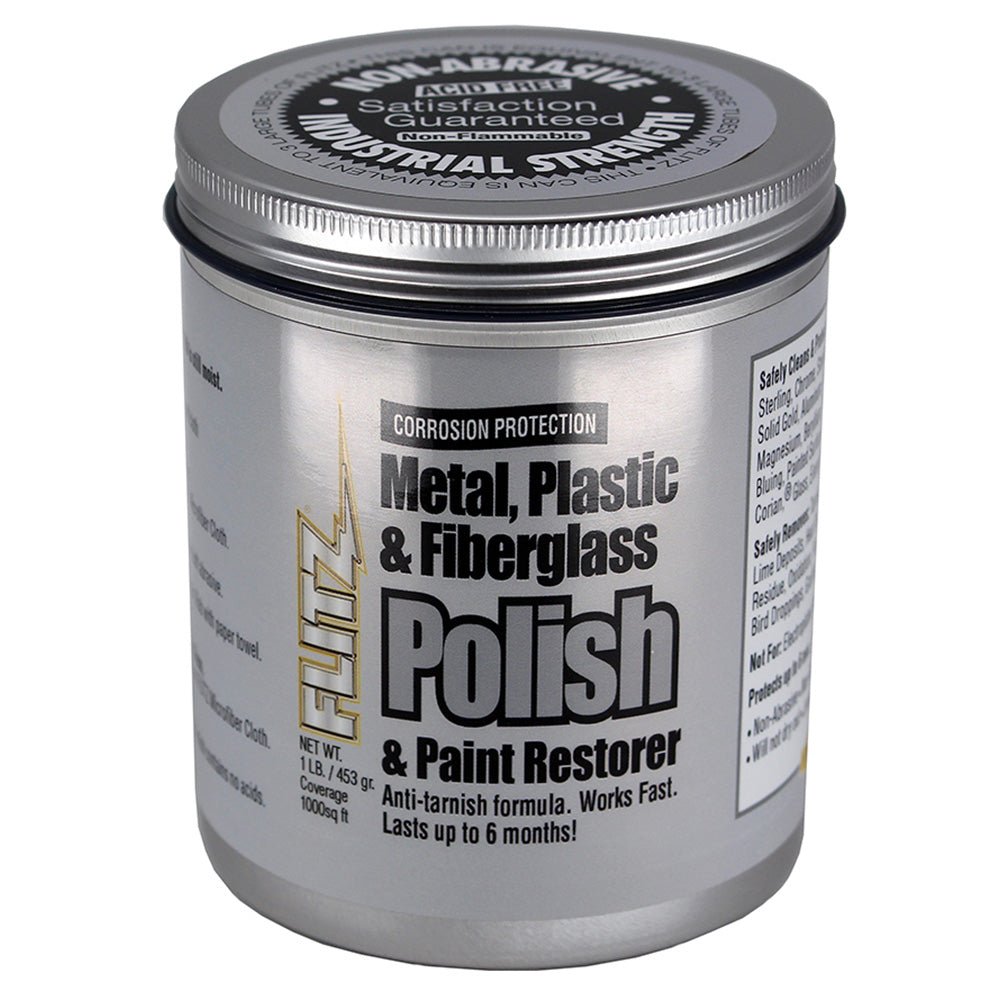 Flitz Metal, Plastic Fiberglass Polish Paste - 1.0lb [CA 03516 - 6]