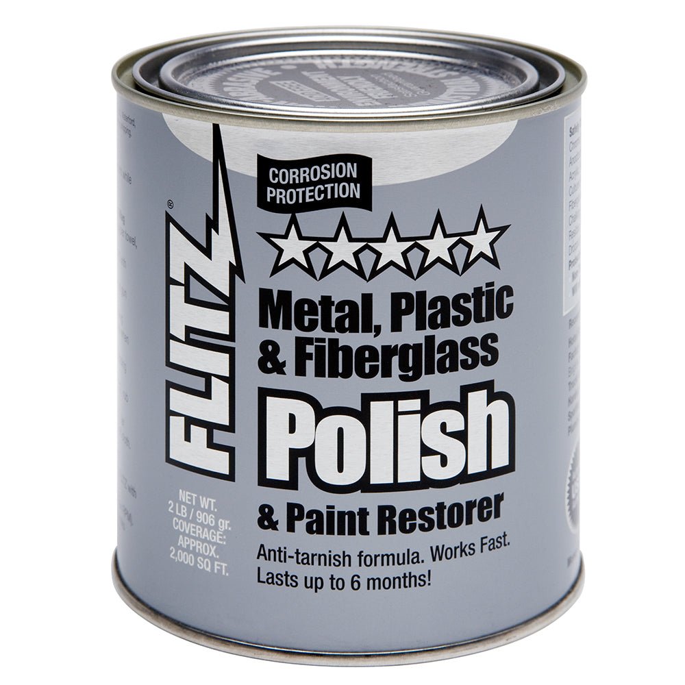 Flitz Polish - Paste - 2.0 lb. Quart Can [CA 03518 - 6]