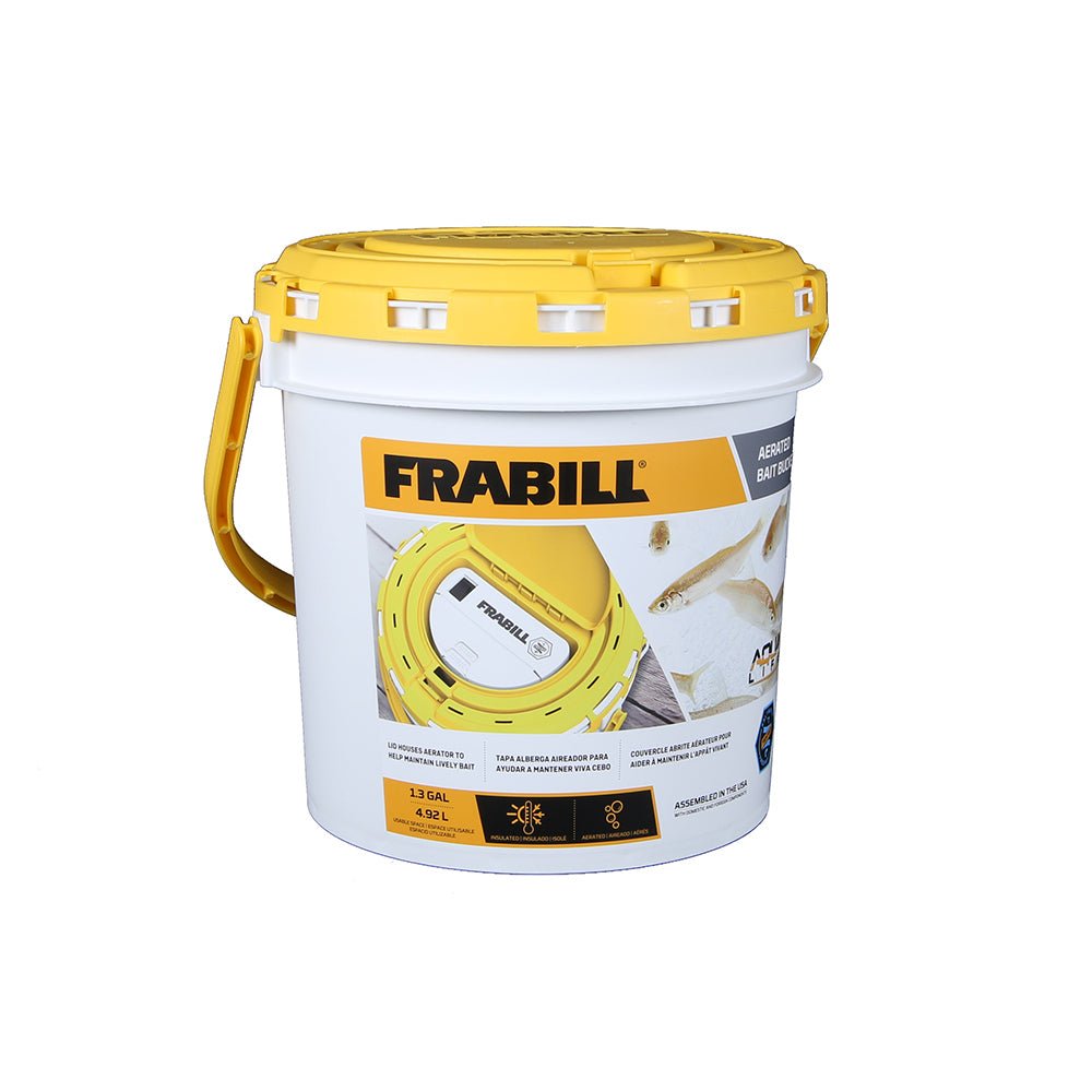 Frabill Dual Fish Bait Bucket w/Aerator Built - In [4825]