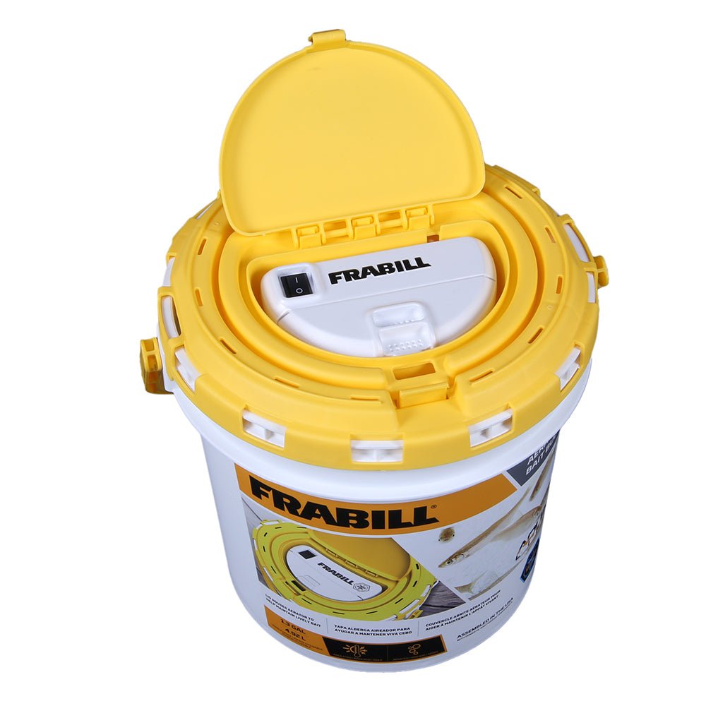 Frabill Dual Fish Bait Bucket w/Aerator Built - In [4825]