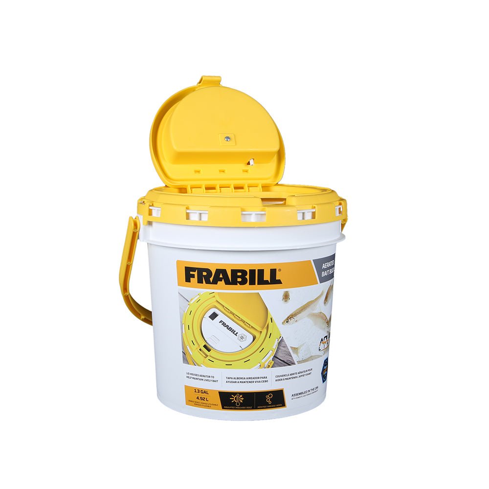 Frabill Dual Fish Bait Bucket w/Aerator Built - In [4825]