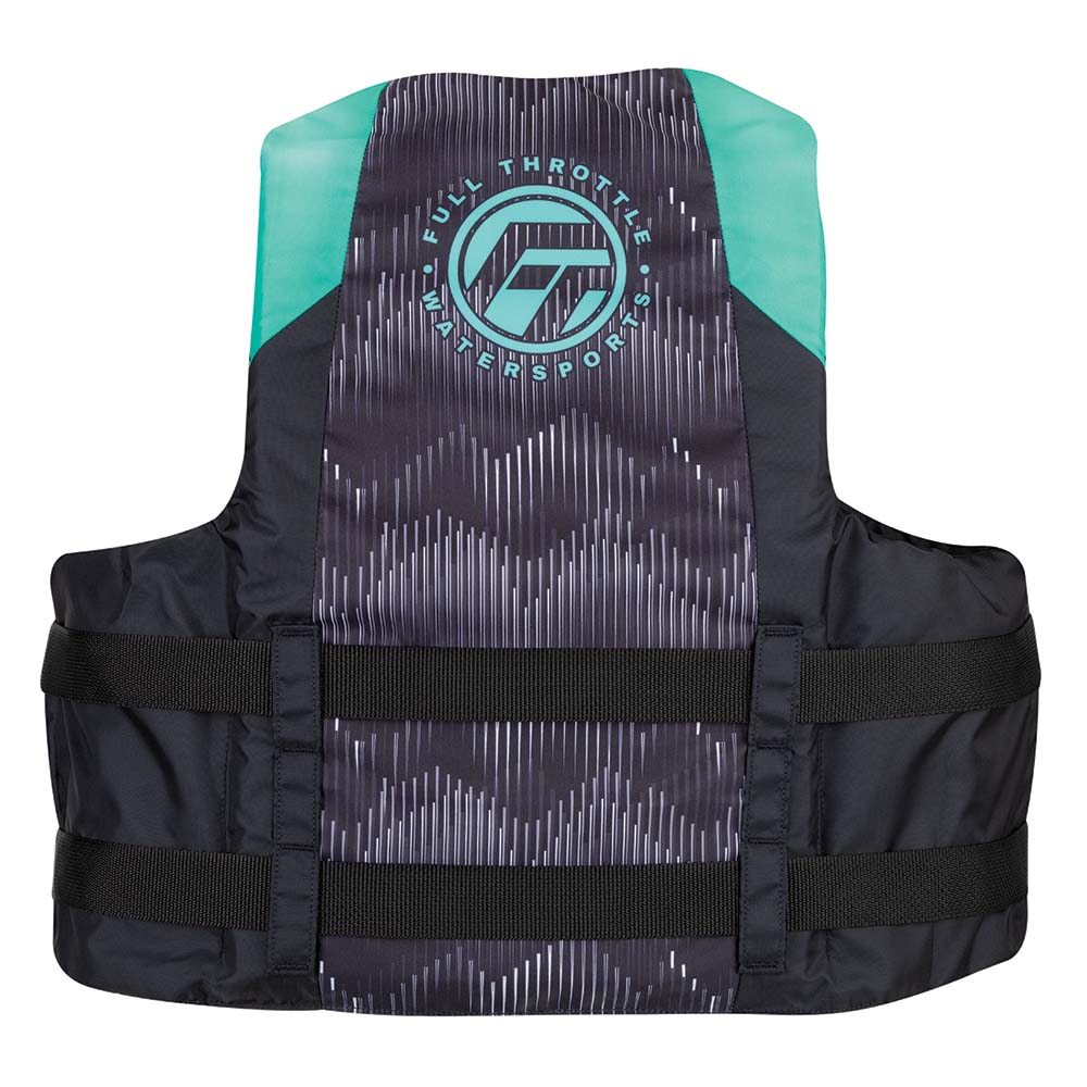 Full Throttle Adult Nylon Life Jacket - 2XL/4XL - Aqua/Black [112200 - 505 - 080 - 22]