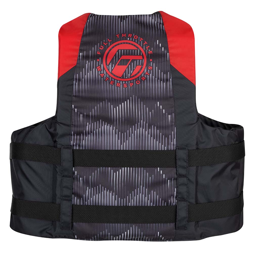 Full Throttle Adult Nylon Life Jacket - 4XL/7XL - Red/Black [112200 - 100 - 110 - 22]