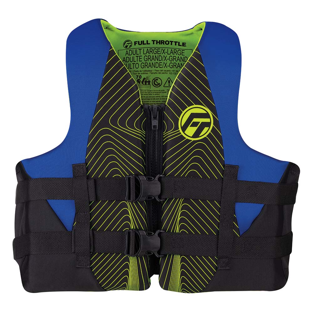 Full Throttle Adult Rapid - Dry Life Jacket - 2XL/4XL - Blue/Black [142100 - 500 - 080 - 22]