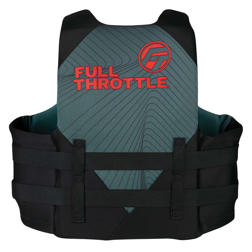 Full Throttle Adult Rapid - Dry Life Jacket - 2XL/4XL - Grey/Black [142100 - 701 - 080 - 22]