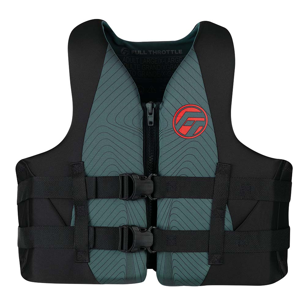 Full Throttle Adult Rapid - Dry Life Jacket - L/XL - Grey/Black [142100 - 701 - 050 - 22]