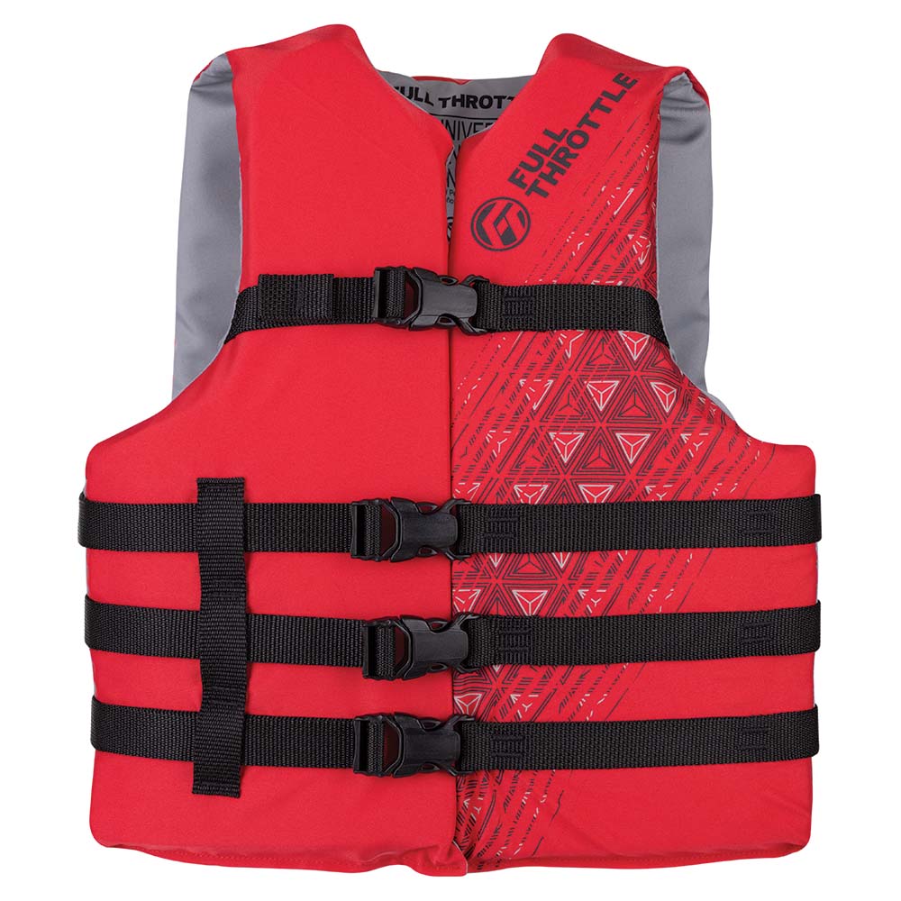 Full Throttle Adult Universal Ski Life Jacket - Red [112000 - 100 - 004 - 22]