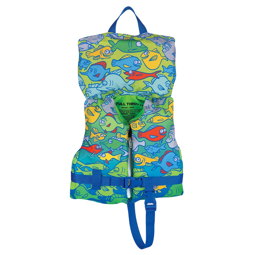 Full Throttle Character Vest - Infant/Child Less Than 50lbs - Fish [104200 - 500 - 000 - 15]