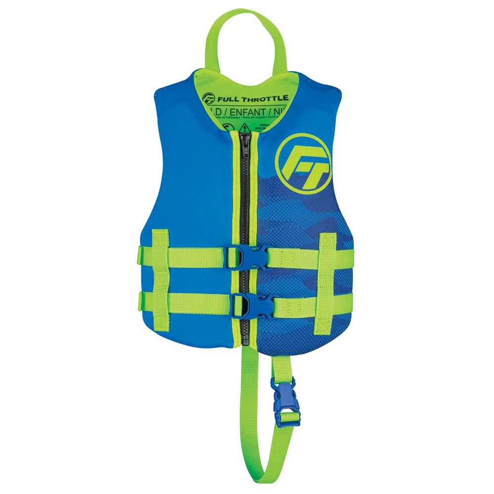 Full Throttle Child Rapid - Dry Life Jacket - Blue [142100 - 500 - 001 - 22]