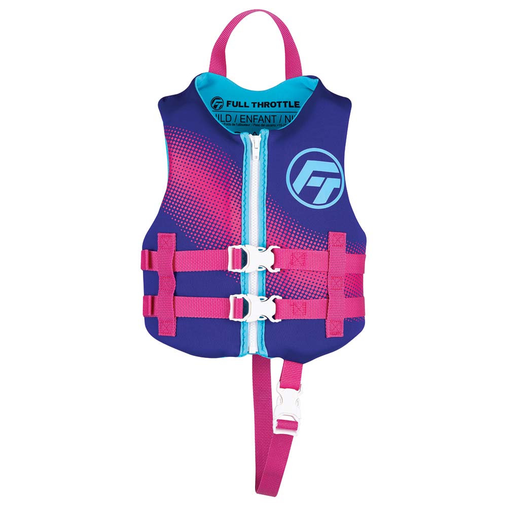 Full Throttle Child Rapid - Dry Life Jacket - Purple [142100 - 600 - 001 - 22]