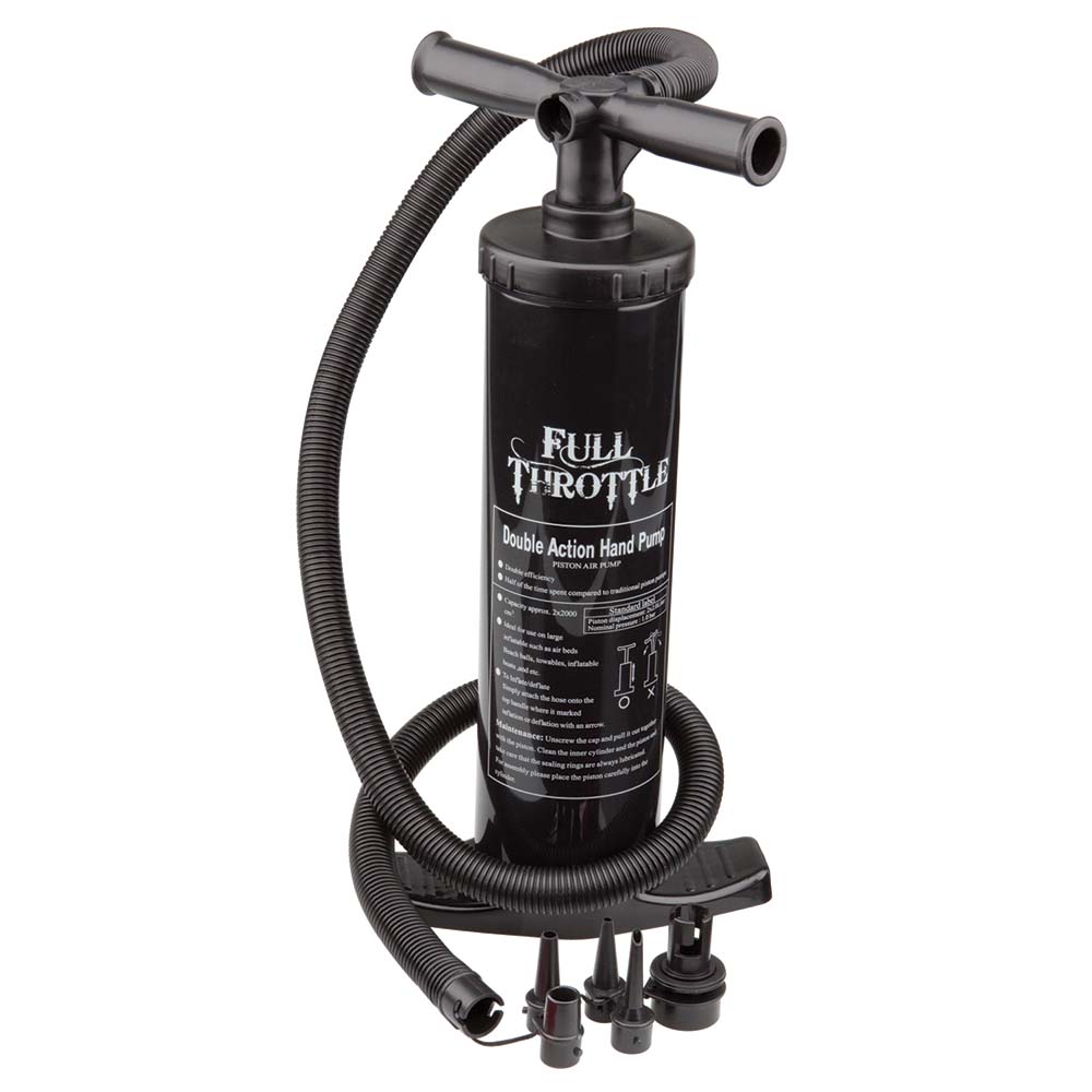 Full Throttle Dual Action Hand Pump - Black [310100 - 700 - 999 - 12]