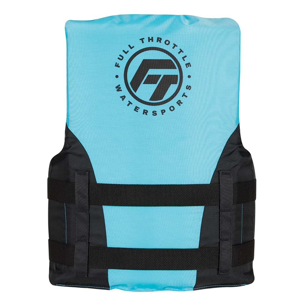 Full Throttle Teen Nylon Life Jacket - Aqua/Black [112200 - 505 - 010 - 22]