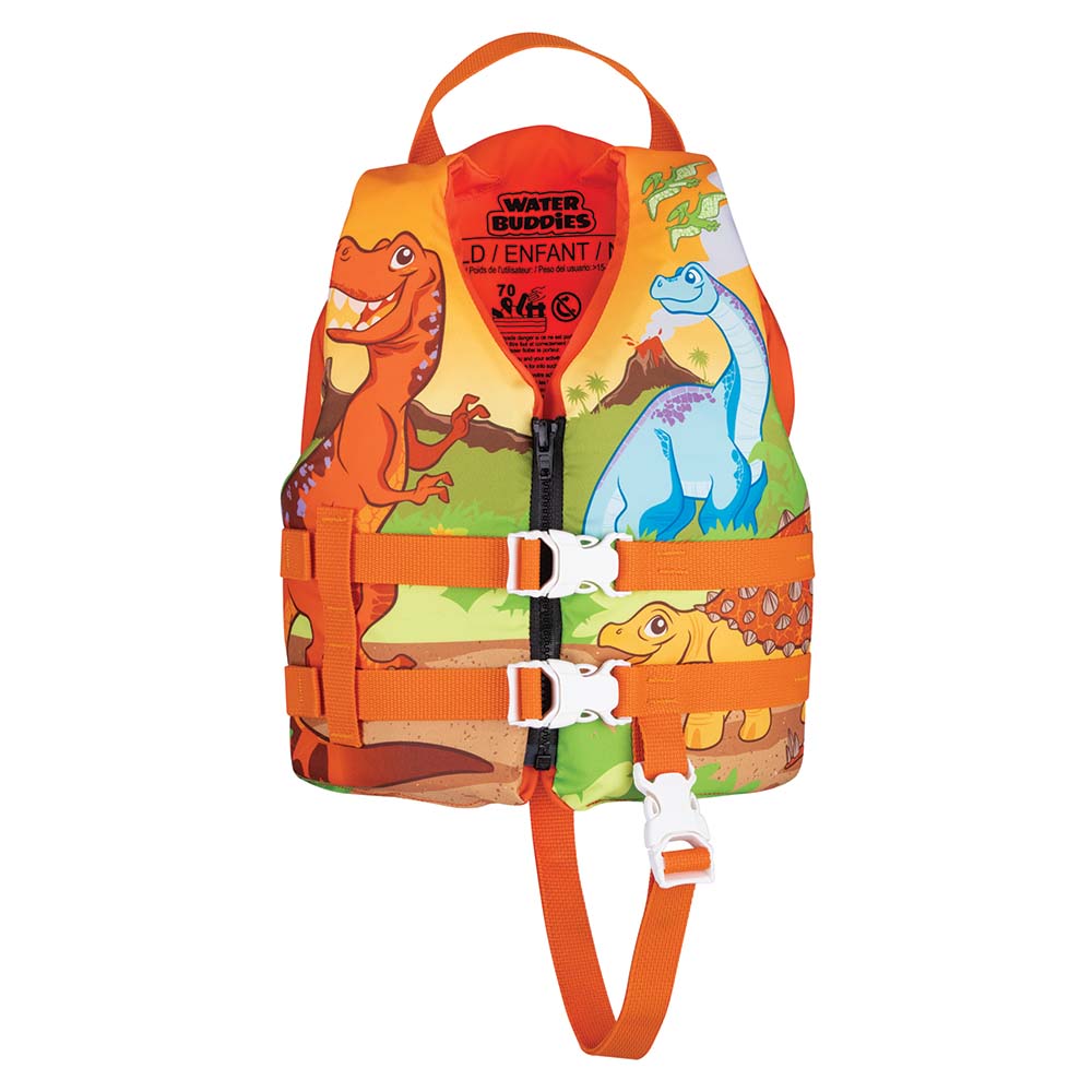 Full Throttle Water Buddies Life Vest - Child 30 - 50lbs - Dinosaurs [104300 - 200 - 001 - 15]