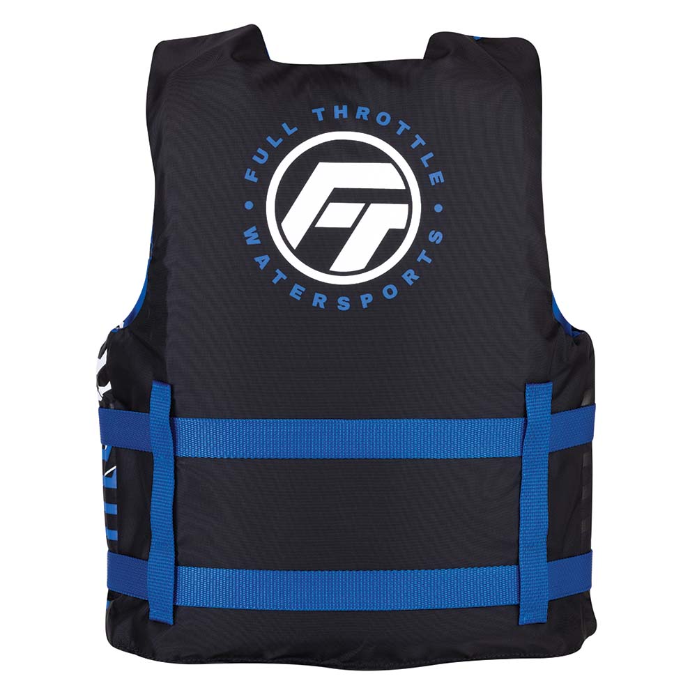 Full Throttle Youth Nylon Life Jacket - Blue/Black [112200 - 500 - 002 - 22]