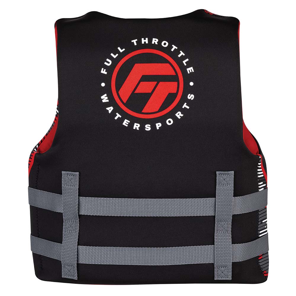 Full Throttle Youth Rapid - Dry Life Jacket - Red/Black [142100 - 100 - 002 - 22]