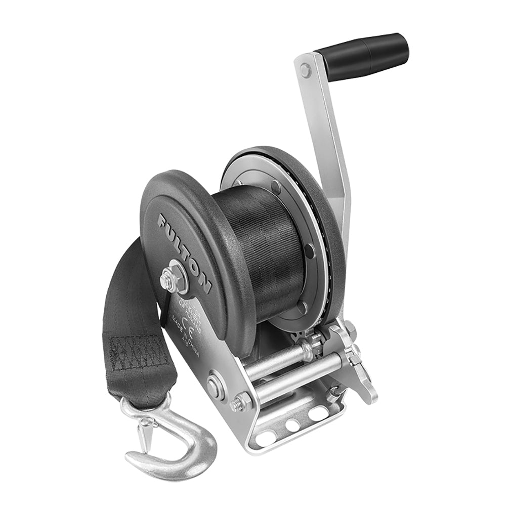 Fulton 1500lb Single Speed Winch w/20 Strap Cover [142208]