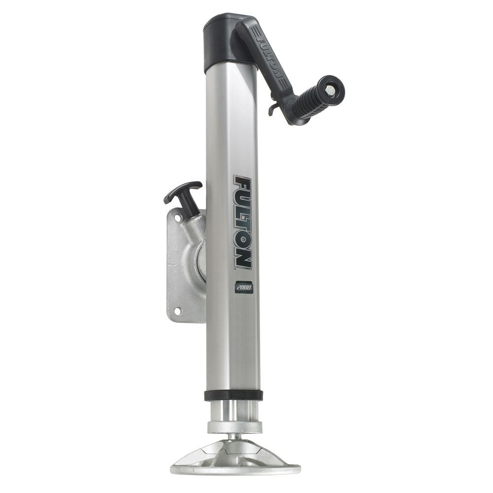 Fulton F2 Trailer Jack Bolt - On 2,000 lbs. Lift Capacity Adjustable Swivel w/Footplate [1413230134]