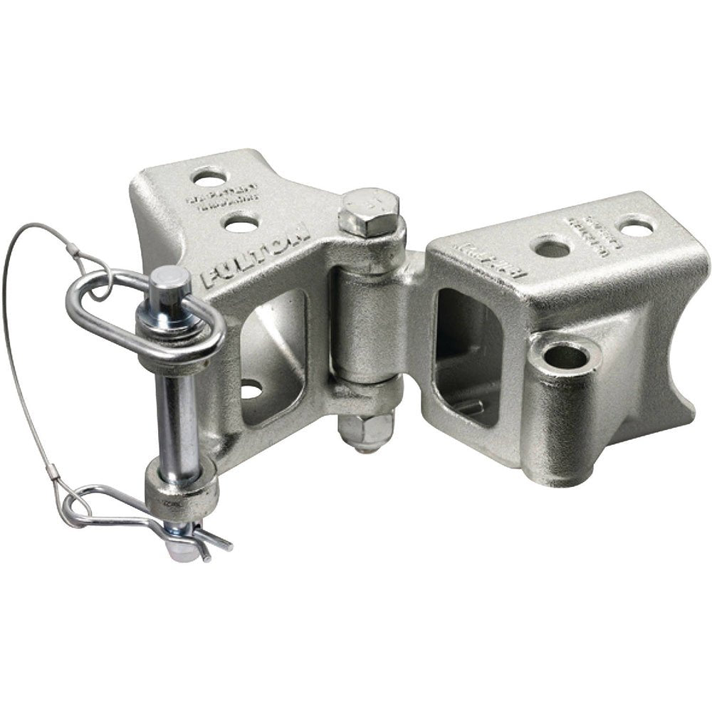 Fulton Fold - Away Bolt - On Hinge Kit 2&quot; x 3&quot; Trailer Beam, Rating 5,000 lbs., 48&quot; Pivot, Z - Max 600 Zinc Finish [HDPB230101]