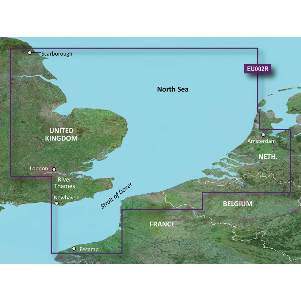 Garmin BlueChart g3 HD - HXEU002R - Dover to Amsterdam England Southeast - microSD/SD [010 - C0761 - 20]