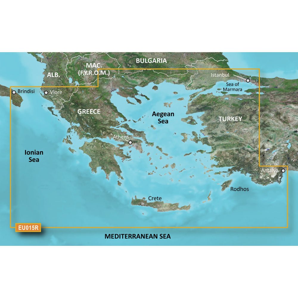 Garmin BlueChart g3 HD - HXEU015R Aegean Sea Sea of Marmara - microSD/SD [010 - C0773 - 20]