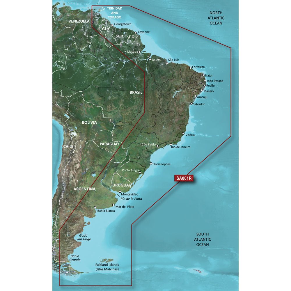 Garmin BlueChart g3 HD - HXSA001R - South America East Coast - microSD/SD [010 - C1062 - 20]