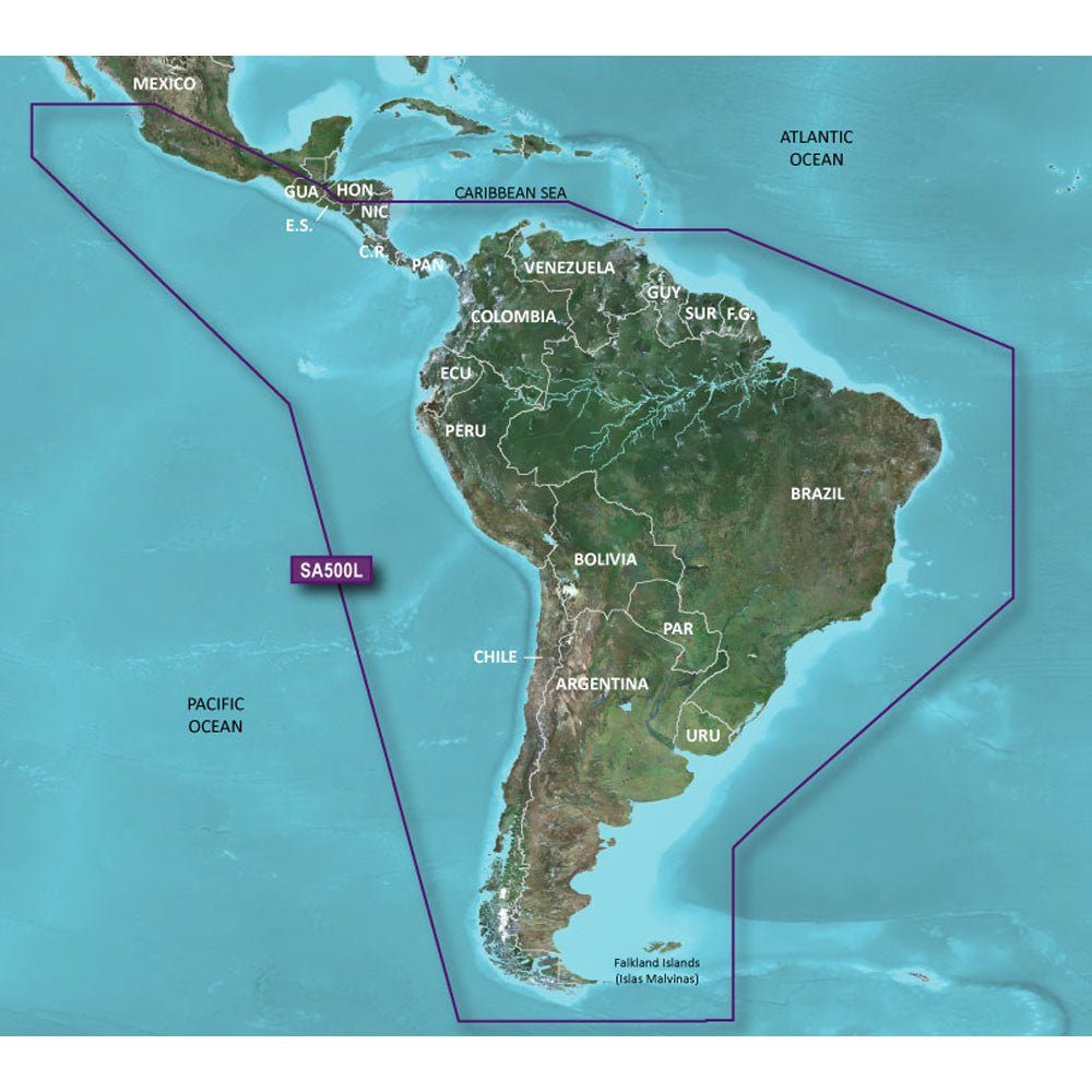 Garmin BlueChart g3 HD - HXSA600X - South America - microSD/SD [010 - C1067 - 20]