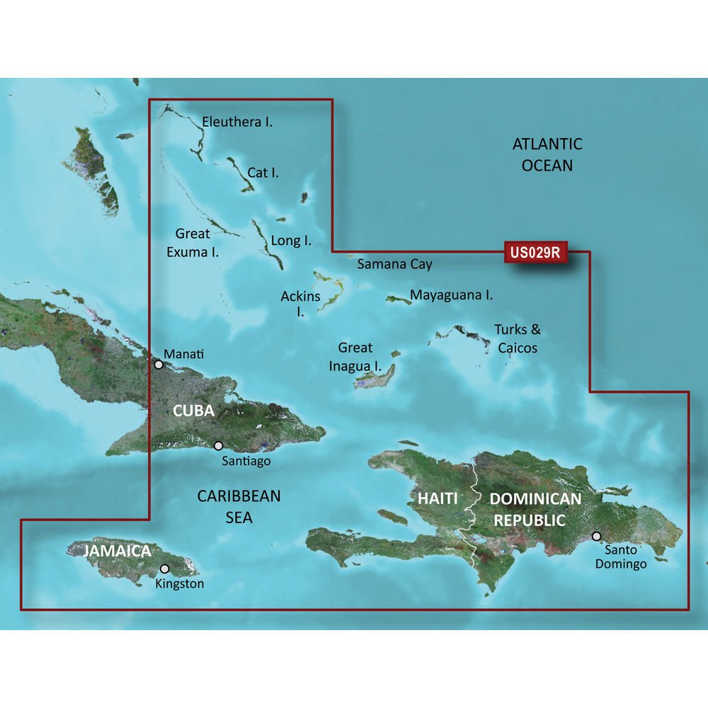 Garmin BlueChart g3 HD - HXUS029R - Southern Bahamas - microSD/SD [010 - C0730 - 20]